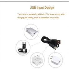 Karokstore G800 8'li Pil Şarj Aleti Aa/aaa Kalem Pil Uyumlu Type-C Giriş Akıllı Hızlı Şarj Cihazı