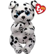 Karokstore Ty Beanie Bellie Rowdy - Dalmaçya Köpeği - 15,24 Cm, Beyaz/siyah