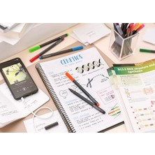 Karokstore Grip Finepen Ince Keçe Uçlu Kalem Seti, 15’li, 0.4 Mm, Metal Destekli Uç, Ergonomik Gövde, Cetvel ve Şablon Uyumlu, Özel Kutulu