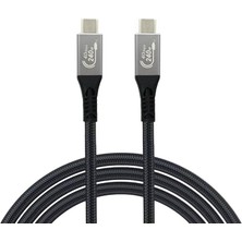 Karokstore - USB 4 Hızlı Şarj, Data ve Görüntü Aktarım Kablosu - Type USB C Thunderbolt 4/3 Uyumlu, USB 4, 40GBPS Veri Aktarım, 240W Şarj Gücü, 8k 60Hz, 4K 144Hz / 120Hz / 60Hz, Hdr (1 Metre)