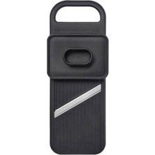 Feyza Design El Korumalı Dilimleme Aparatı, 3 Farklı Kalınlık, Siyah, 29 cm