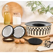 Feyza Design Rendeli ve Saklama Kabı Seti, Pratik Kullanım, 24 Cm, 5 Parça