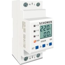 Karokstore Gerilim Koruma Rölesi Yüksek Alçak Voltaj Akım Koruma 63A Voltaj Koruyucu