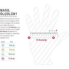 Karokstore Pudrasız Siyah Nitril Eldiven, M