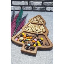 Karokstore Ahşap Çam A?ac? Servis Sunum Taba?? ve Çerezlik 30CM