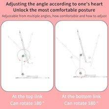 Karokstore L-389 Katlanabilir ve 360 Derece Her Yöne Dönebilir, Teleskopik Şekilde Uzayıp Kısaltılabilir Telefon ve Tablet Standı