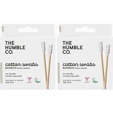 Özgürce Mavi Bambu Makyaj Çubuğu 100 Adet, Doğal ve Şık Temizlik Aksesuarı