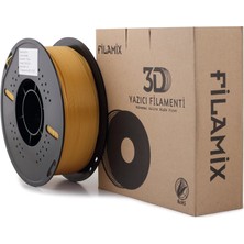 Filamix Pla+ Gold Filament 1.75MM - Plastik Makara - 1 kg
