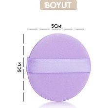 Özgürce 5'li Tutmalı Makyaj Pudra Süngeri Seti, Profesyonel ve Pratik Kullanım