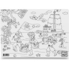 Karokstore Mat Korsanlar & Araçlar, 25X35CM, 6'lı Kalem