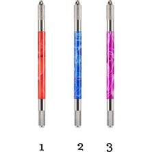 Özgürce Renkli Microblading Kalemi, Mavi, Kalıcı ve Doğal Görünüm Için