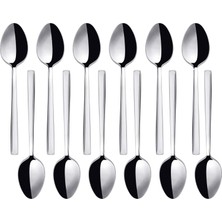 Karokstore Nehir Dalyan Sade 12 Adet Çay Kaşık Takımı