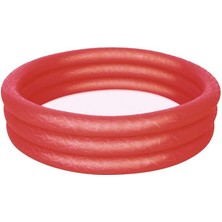 Karokstore Şişme Havuz 3 Halkalı Kırmızı 51025