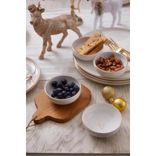 Karokstore Porselen Joy 4 Parça 10 Santimetre Kase Seti