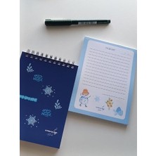 Karokstore A5 Spiralli Süresiz Haftalık Planlayıcı Ajanda Seti (Mavi)