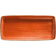 Feyza Design Terracota Moove Dikdörtgen Tabak 34X16 Cm, Şık ve Kullanışlı Ev Dekoru