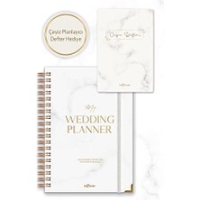Karokstore Düğün Planlayıcısı Altın Köşeli Ajanda