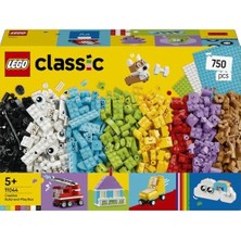 Karokstore Yaratıcı Yapım ve Oyun Kutusu 11044-5 Yaş ve Üzeri Kız ve Erkek Çocukları Için Yapılabilir Ev, Köpek, Itfaiye Arabası,, Bulut ve Gökkuşağı Içeren Oyuncak Yapım Seti (750 Parça)