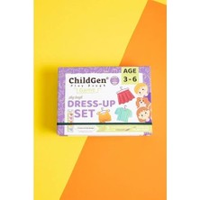 Karokstore Giysi Giydirme Sahneli Oyun Hamuru Kutusu