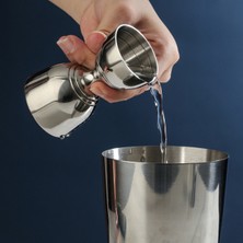 Feyza Design Kokteyl Ölçüm Şırıngası Profesyonel Çelik, Hassas ve Dayanıklı Tasarım