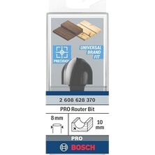 Karokstore Aksesuarı 2608628370 Oyuklu Freze Ç 8 Mm, R1 10 Mm, Çap 20 Mm, L 12,7 Mm, G 46 mm