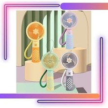 Karokstore Şarjlı Mini Vantilatör Deri Anahtarlıklı