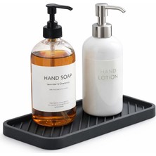Minimal Kaymaz Sıvı Sabun & Dispenser Tepsisi
