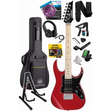 Maxword DE-150RD-ST Maple Klavye Hh Manyetik Yüksek Kaliteli Elektro Gitar Seti