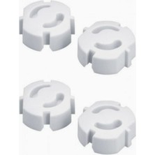 Unisex Çocuk Koruma Priz Kapağı 4 Adet Bebek Güvenlik Ürünü Priz Kapağı