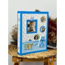 Rabsev 10X15CM 200 Fotoğraf Kapasiteli Lüks Çerçeveli Bebek Fotoğraf Albümü RS462003-M