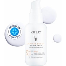 Capital Soleil Uv Age Daily SPF50 Foto Yaşlanma Karşıtı Güneş Kremi 40ML