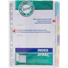 Serve Karton Ayrac Gunler A4