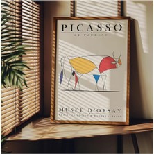 Fark Tanıtım Picasso Çerçevesiz Poster, Modern Dekoratif Çerçevesiz Poster, Tablo, Picasso-8, 21 x 3