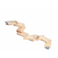 Tavşan Gine Domuzu Fare Hamster Ginepig Kuş Tüneği Merdiveni Tünek Oyun Parkuru Boy 53 cm