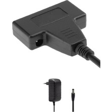 USB 2.0 2.5 3.5 Inç Sata SSD HDD Hard Disk Dc Güç Çevirici Dönüştürücü Adaptör Kablosu ve Uyumlu Ada