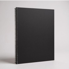 Fark Tanıtım Çizgili Spiralli Not Defteri, A4 Boyut (21X29,7 Cm), 60 Yaprak, 90GR. Ivory Kağıt, Ofis