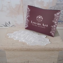 Feyza Design Beyaz 4'lü Kokteyl Peçete Seti, Şık ve Pratik Masa Aksesuarı