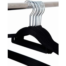 Premium Kadife Askı Pantolon Askısı Elbise Askısı Dolap Askı Yüksek Kalite Kadife Kıyafet Askısı (10