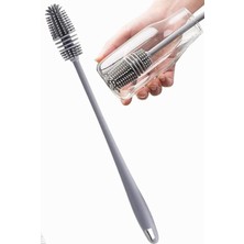 Silikon Biberon Fırçası – Bpa Içermez, Şişe ve Matara Temizleme Fırçası, Çok Amaçlı Silikon Fırça, E