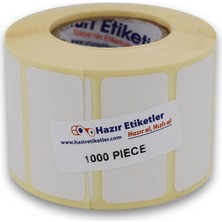 Hazır Etiketler , Hazır Al Hızlı Al Eko Termal Etiket 50MM x 25MM Ruloda 1000 Adet 40MM Kuka Çapında