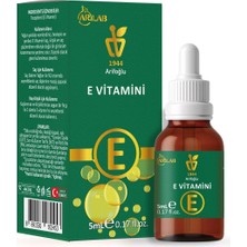 Arlab E Vitamini 5ML%100 Saf - Cilt ve Saç Için Doğal Ürün | Arlab Vitamin E 5ml 100% Pure - Natural