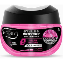 Hobby Style&protect Islak Görünüm Saç Jölesi, 250ML