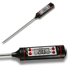 Kivela Dijital Mutfak Termometresi - Gıda Termometresi Sıvı Gıda Et Su Süt Yiyecek Sıcaklık Ölçer -
