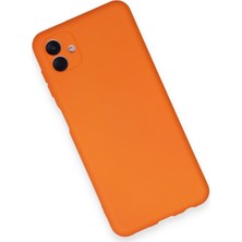 LTG Nova Galaxy A04 Kılıf Nano Içi Kadife Silikon - Turuncu