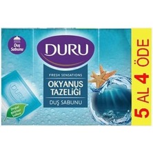 Duru Fresh Sensatıon Okyanus Esintisi Duş Sabunu 5 * 150 gr (5 Al 4 Öde)