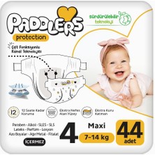 Paddlers Protection Bebek Bezi 4 Numara Maxi 44 Adet (7-14 Kg) Jumbo Paket