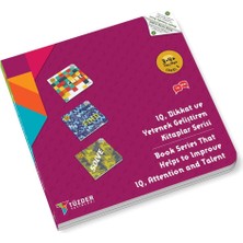 Iq Dikkat ve Yetenek Geliştiren Kitaplar Serisi 3-4 Yaş Level 2 (3 Kitap Takım)
