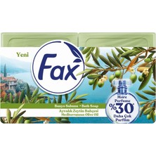 Fax Ayvalık Zeytinyağı Kalıp Sabun 150GX4