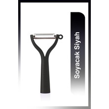 Feyza Design Pratik ve Kullanışlı Siyah Soyacak, Mutfakta Kolaylık Sağlar