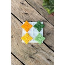 Rufus Concept Kar Tanesi Çiçeği Dörtlü Mum Kalıbı (Silikon)